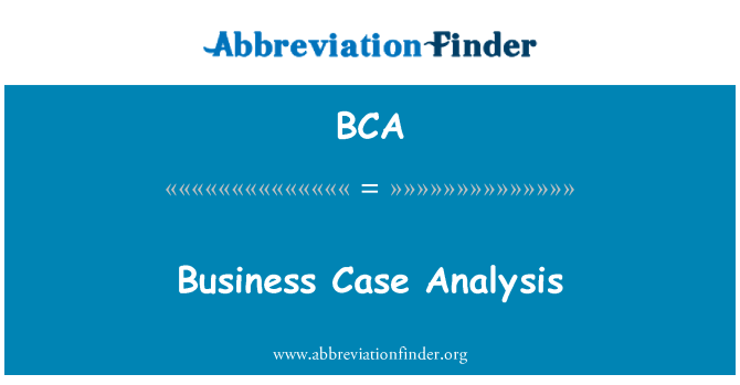 BCA: วิเคราะห์กรณีธุรกิจ