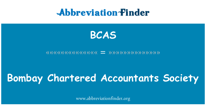 BCAS: Bombay Chartered Accountants Society