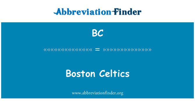 BC: Bostono
