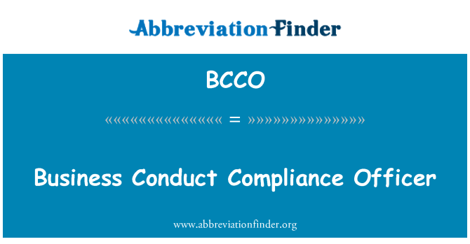 BCCO: مامور پذیرش انجام کسب و کار