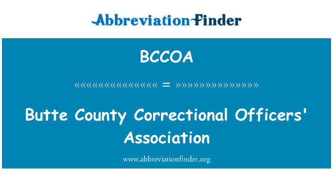 BCCOA: Asosyasyon Butte eta Correctionnel ofisye yo