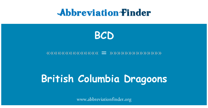 BCD: Dragones de Columbia Británica