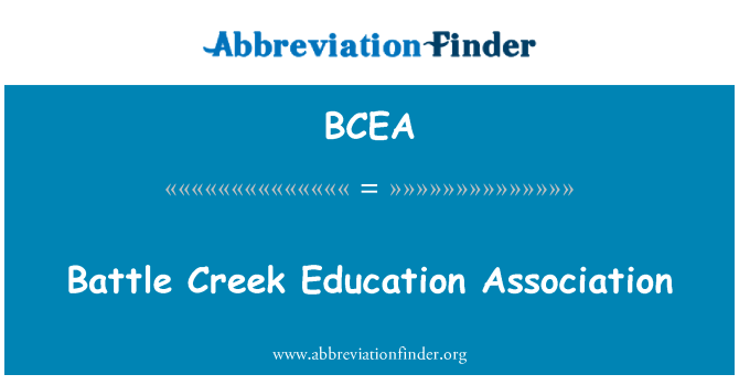 BCEA: Association d'éducation de Battle Creek