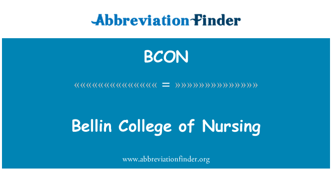 BCON: Bellin המכללה לסיעוד