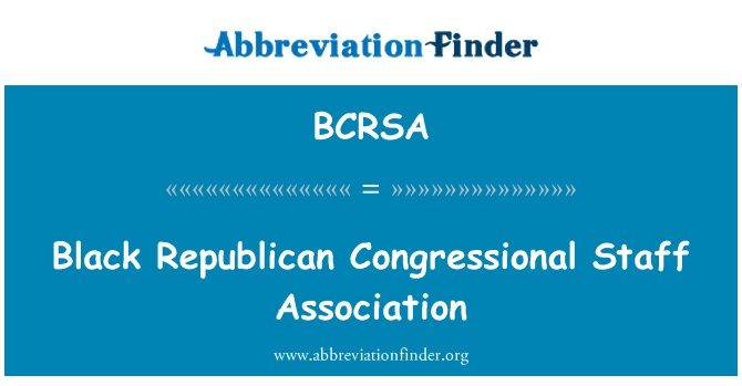 BCRSA: Musta republikaanien kongressin Henkilöstöpalveluyritysten liiton