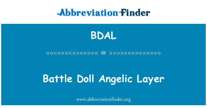 BDAL: Bitva panenka andělský Layer