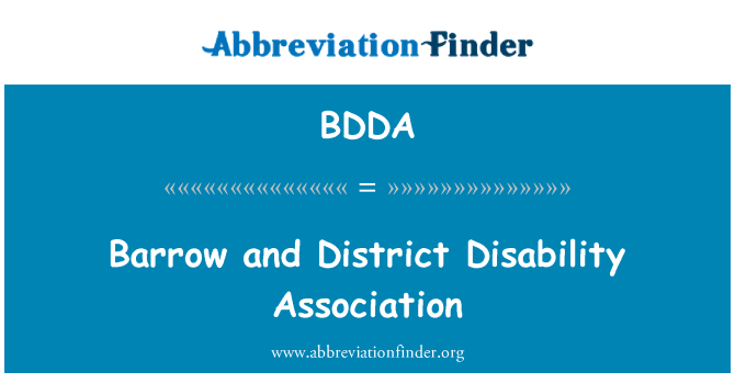 BDDA: Barrow and District Disability Association