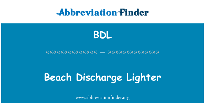 BDL: Bajja jarmu Lighter