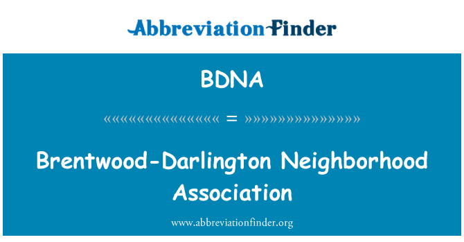 BDNA: Brentwood-Darlington Neighborhood Association