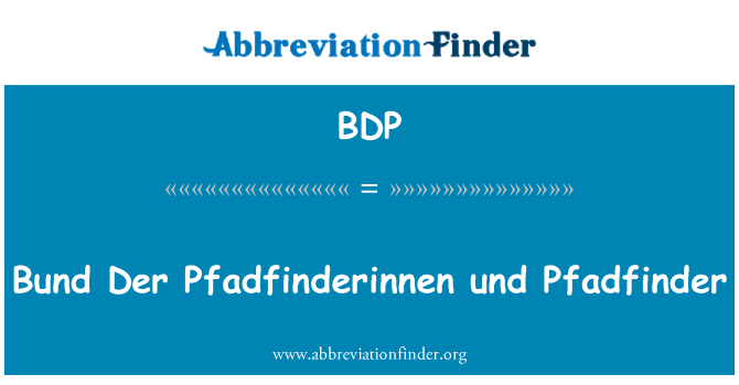 BDP: 外灘 Der Pfadfinderinnen und Pfadfinder