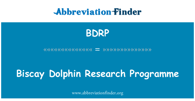 BDRP: Programm ta ' riċerka ta ' Biskej tad-dniefel