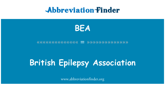 BEA: Britse epilepsie Association