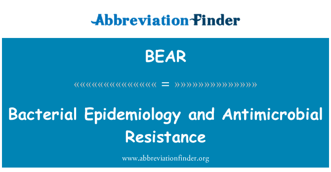 BEAR: Bakterijų epidemiologijos ir antimikrobinio atsparumo