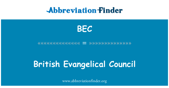 BEC: Evankelinen British Council