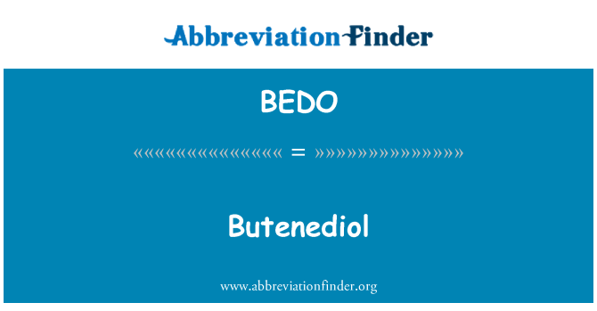 BEDO: Butenediol