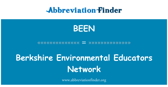 BEEN: Berkshire Environmental Educators Network