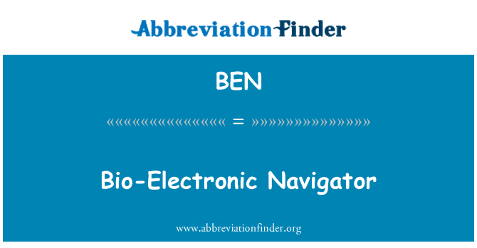 BEN: Bio-elétrica Navigator