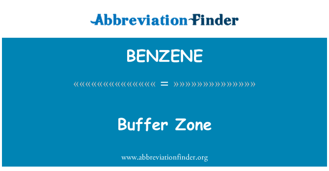 BENZENE: Zona penyangga