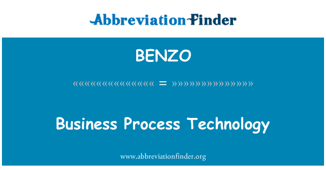 BENZO: Business Process Technology