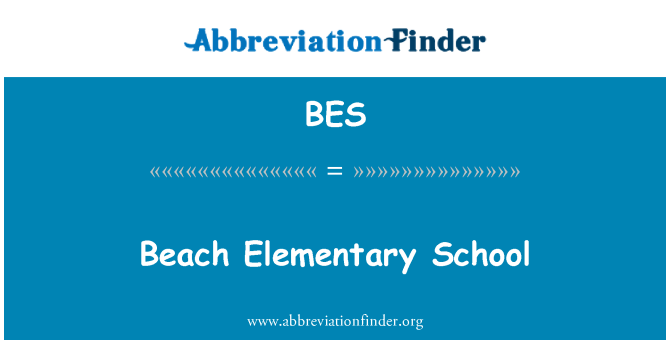 BES: Plaža osnovna škola
