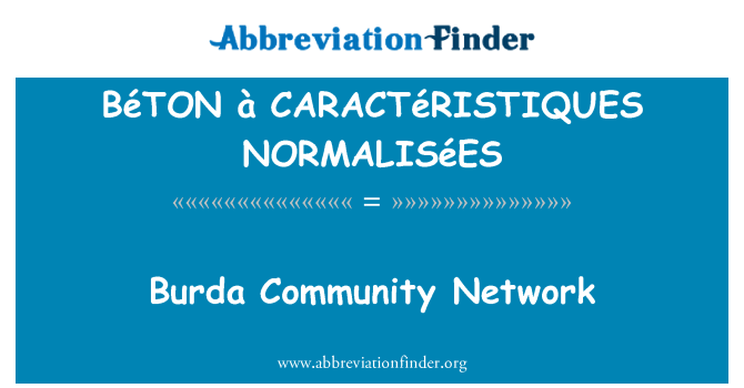 BéTON à CARACTéRISTIQUES NORMALISéES: Burda Kopienas tīklā