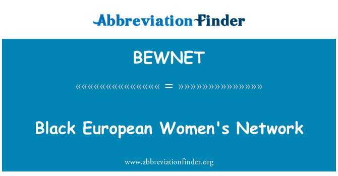 BEWNET: Sort European Women's Network