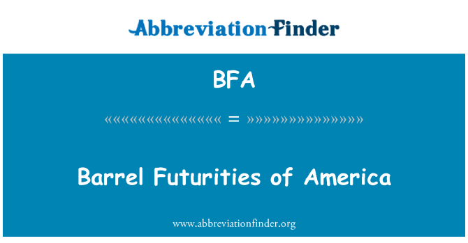 BFA: Barril Futurities de América