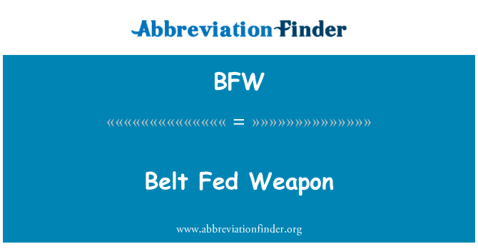 BFW: 帶美聯儲武器