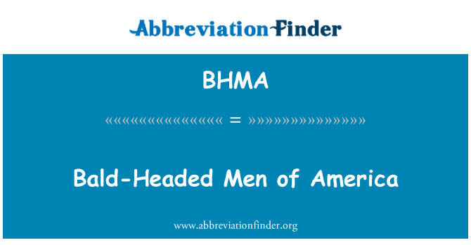 BHMA: Bald-intestata irġiel ta ' l-Amerika