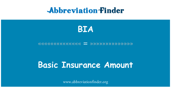 BIA: Jumlah asuransi dasar