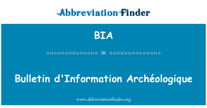 BIA: עלון d'Information האב הדומיניקני