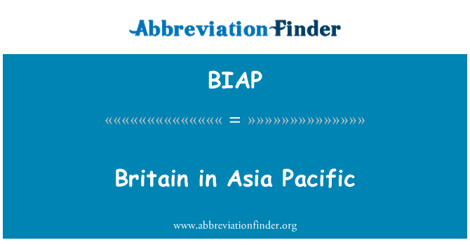 BIAP: Lagrann Bwetay nan asie pasifik
