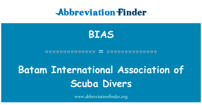 BIAS: Batam International Association of Scuba Divers