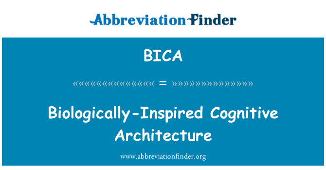 BICA: Biologiskt-inspirerade kognitiva arkitekturen