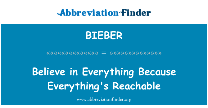 BIEBER: מאמינה כי הכל נגיש