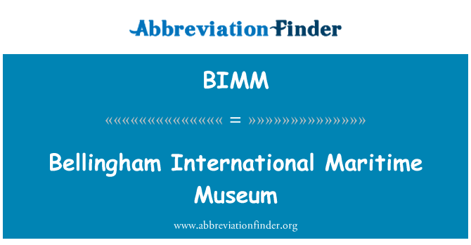 BIMM: Bellingham International Maritime Museum