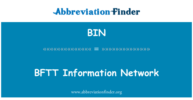 BIN: BFTT informační síť