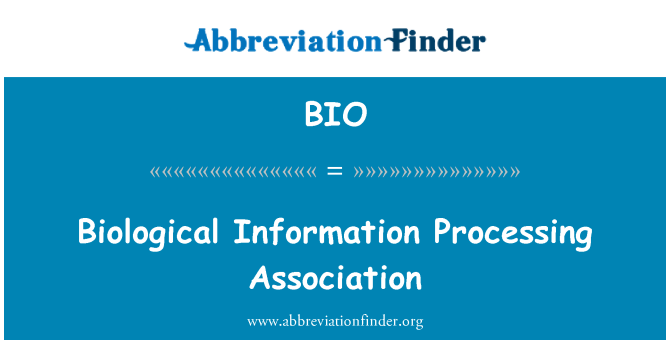 BIO: Biyolojik bilgi işlem Derneği