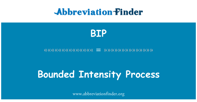 BIP: Omejena intenzivnost procesa