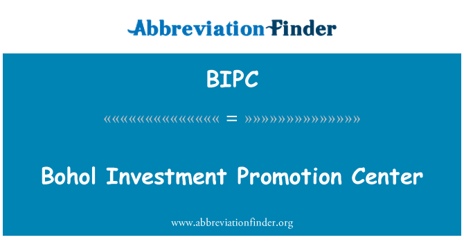 BIPC: Бохол інвестиційний Центр сприяння