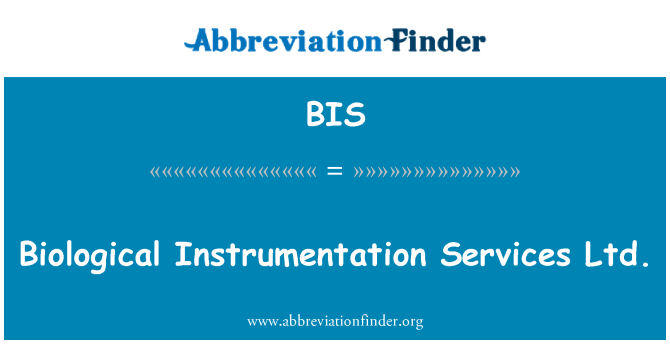 BIS: Instrumentación biológica Services Ltd.