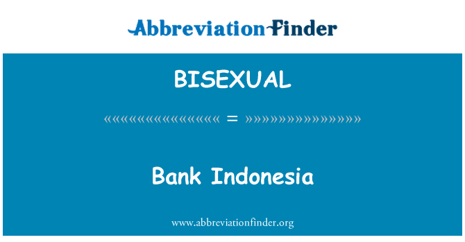 BISEXUAL: Bank Indonezije