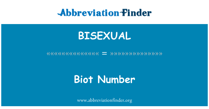 BISEXUAL: Biot nomor
