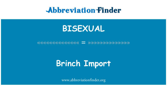 BISEXUAL: Apwè ke Brinch