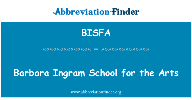 BISFA: Barbara Ingram skola għall-Arti