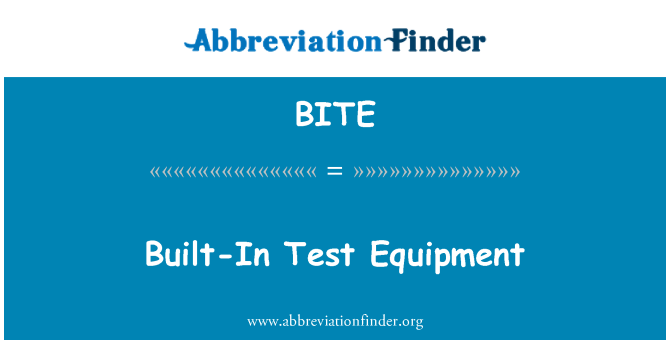 BITE: Tagħmir tat-built-In Test