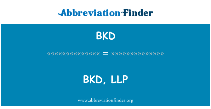 BKD: SAU, LLP