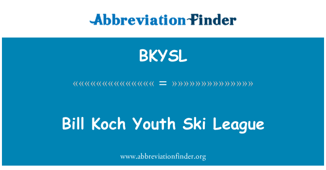 BKYSL: Bill Koch Youth Ski League