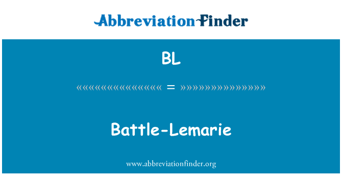 BL: Battle-Lemarie