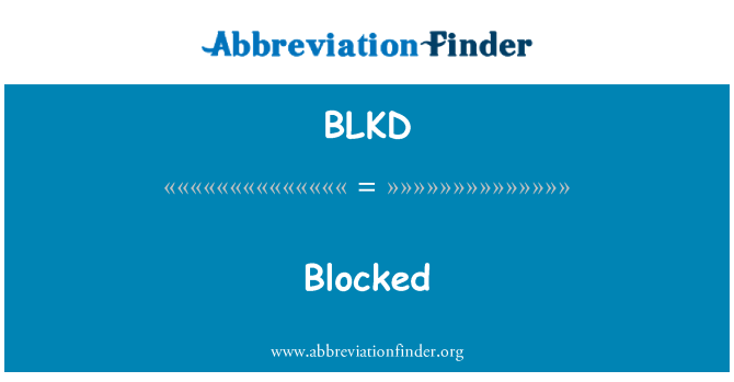 BLKD: Bloke